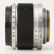 画像をギャラリービューアに読み込む, キヤノン Canon 50mm F1.8 L39 LTM
