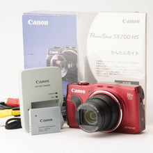 Load image into Gallery viewer, Canon PowerShot SX700 HS Red 30X OPTICAL ZOOM
