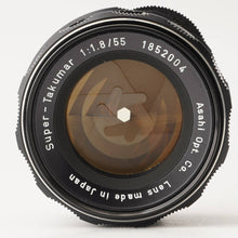Load image into Gallery viewer, Pentax Asahi Super Takumar 55mm f/1.8
