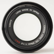 画像をギャラリービューアに読み込む, キヤノン Canon FD 55mm F1.2 S.S.C
