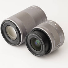 Load image into Gallery viewer, Canon EOS Kiss M / EF-M 15-45mm f/3.5-6.3 IS STM / EF-M 55-200mm f/4.5-6.3 IS STM
