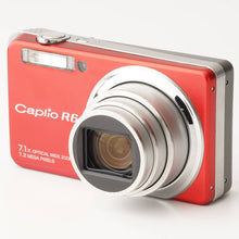 画像をギャラリービューアに読み込む, リコー Ricoh Caplio R6 レッド 7.1x 広角 光学ズーム
