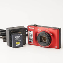 画像をギャラリービューアに読み込む, ニコン Nikon COOLPIX S8000 レッド 10x 光学ズーム
