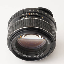 画像をギャラリービューアに読み込む, ペンタックス Pentax Asahi SMC タクマ― Takumar 50mm F1.4 M42 マウント
