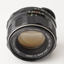 画像をギャラリービューアに読み込む, ペンタックス Pentax Asahi スーパータクマー Super Takumar 55mm F1.8 M42マウント
