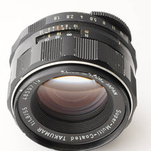 画像をギャラリービューアに読み込む, ペンタックス Pentax Asahi Super-Multi-Coated タクマー Takumar 55mm F1.8 M42マウント
