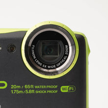 画像をギャラリービューアに読み込む, 富士フイルム Fujifilm FinePix XP120 ライム 防水 5X 広角 光学ズーム
