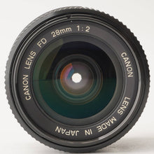Load image into Gallery viewer, Canon New FD 28mm f/2
