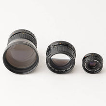 Load image into Gallery viewer, Pentax-110 24mm f/2.8 / Pentax-110 50mm f/2.8 / Pentax-110 70mm f/2.8
