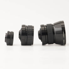 Load image into Gallery viewer, Pentax-110 24mm f/2.8 / Pentax-110 50mm f/2.8 / Pentax-110 70mm f/2.8
