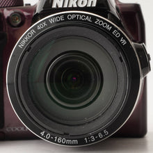 Load image into Gallery viewer, Nikon COOLPIX B500 Plum 40X WIDE OPTICAL ZOOM
