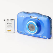 画像をギャラリービューアに読み込む, ニコン Nikon COOLPIX W100 ブルー 防水耐衝撃コンパクトデジタルカメラ
