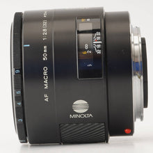 画像をギャラリービューアに読み込む, ミノルタ Minolta AF Macro 50mm F2.8 ソニー Aマウント
