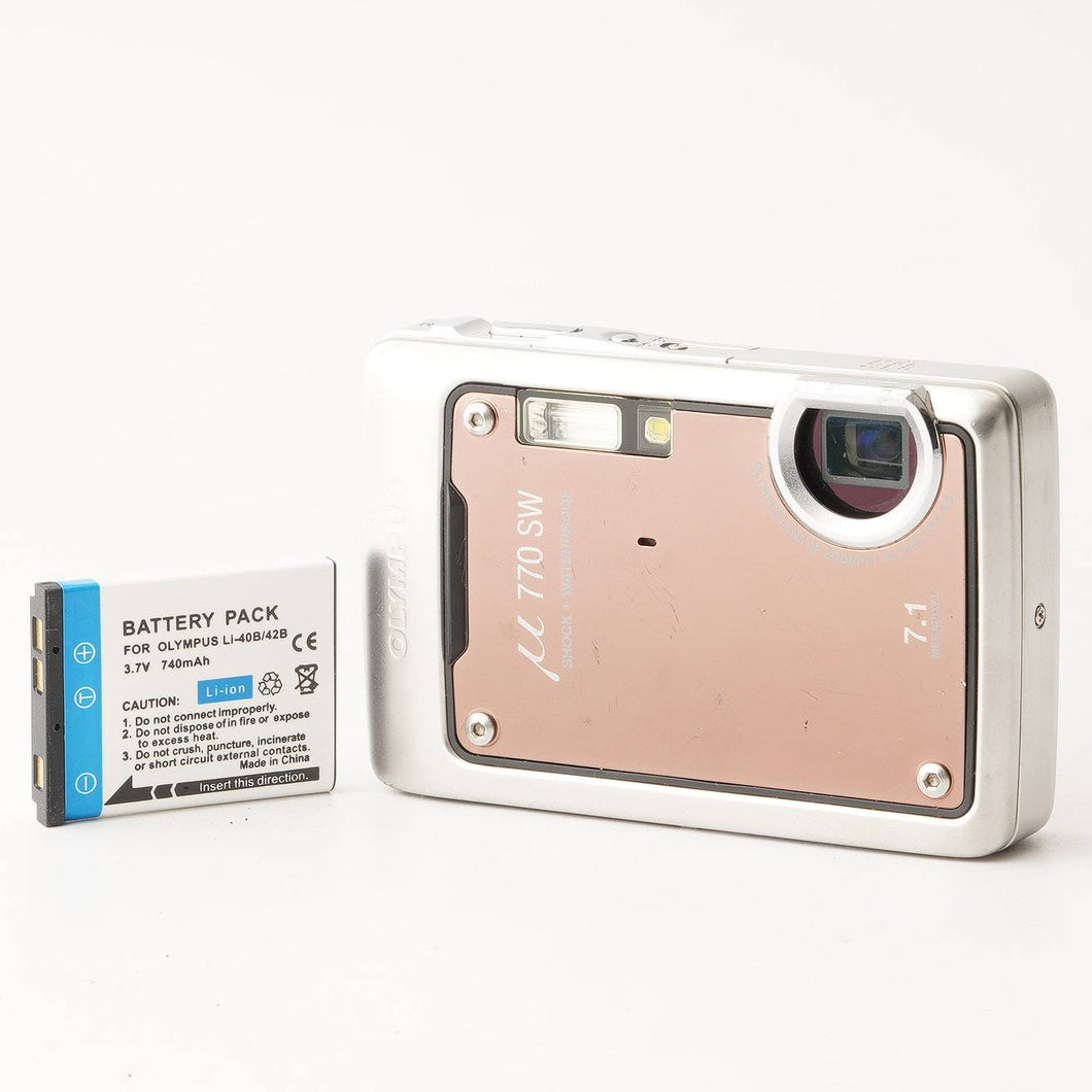オリンパス Olympus ミュー μ mju 770 SW モカブラウン 3x 光学ズーム