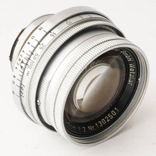Load image into Gallery viewer, Erunst Leitz GmbH Wetzlar Leica Summicron 50mm f/2 Collapsible barrel L39 LTM
