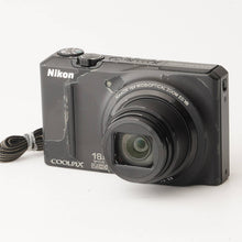 Load image into Gallery viewer, Nikon COOLPIX S9100 Black 18x OPTICAL ZOOM
