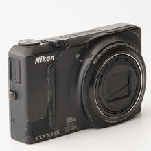 Load image into Gallery viewer, Nikon COOLPIX S9100 Black 18x OPTICAL ZOOM
