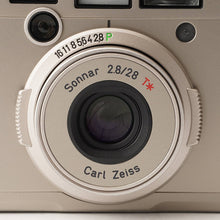 Load image into Gallery viewer, Contax T ix / Carl  Zeiss Sonnar T* 28mm f/2.8 APS Film Camera
