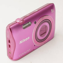画像をギャラリービューアに読み込む, ニコン Nikon COOLPIX S3700 ピンク 8x 光学ズーム
