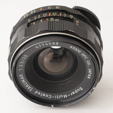 画像をギャラリービューアに読み込む, ペンタックス Pentax Asahi Super-Multi-Coated タクマ― TAKUMAR 35mm F3.5 M42マウント
