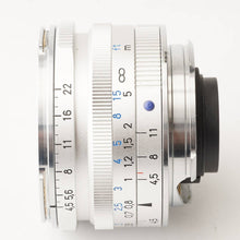 Load image into Gallery viewer, Contax Carl Zeiss Biogon 21mm f/4.5 ZM T* for Leica ZM
