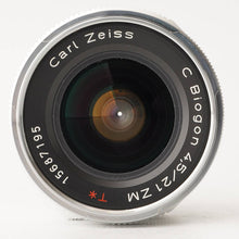 Load image into Gallery viewer, Contax Carl Zeiss Biogon 21mm f/4.5 ZM T* for Leica ZM

