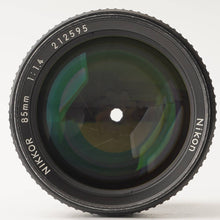 Load image into Gallery viewer, Nikon Ai-s NIKKOR 85mm f/1.4
