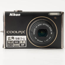 Load image into Gallery viewer, Nikon COOLPIX S640 Black 5x OPTICAL ZOOM
