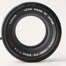Load image into Gallery viewer, Canon FD 50mm f/1.4 S.S.C
