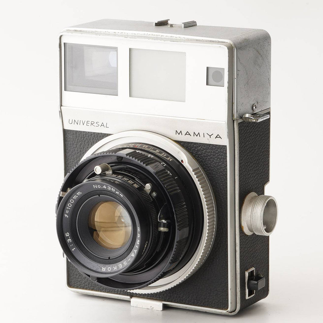 カメラ マミヤ MAMIYA-SEKOR 100mm F3.5 フード付 中判レンズ