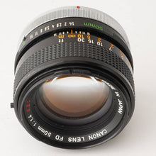 Load image into Gallery viewer, Canon FD 50mm f/1.4 S.S.C

