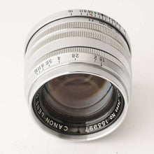 Load image into Gallery viewer, Canon 50mm f/1.8 L39 LTM
