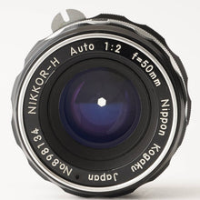 Load image into Gallery viewer, Nikon Nippon Kogaku Non-Ai NIKKOR-H Auto 50mm f/2

