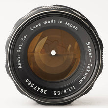 Load image into Gallery viewer, Pentax Asahi Super Takumar 55mm f/1.8 M42 Mount
