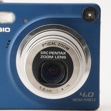 Load image into Gallery viewer, Casio EXILIM EX-Z4 Blue 3x OPTICAL ZOOM
