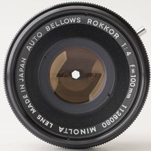 Load image into Gallery viewer, Minolta AUTO BELLOWS ROKKOR 100mm f/4
