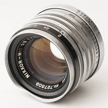 Load image into Gallery viewer, Nikon Nippon Kogaku NIKKOR H C 5cm 50mm f/2
