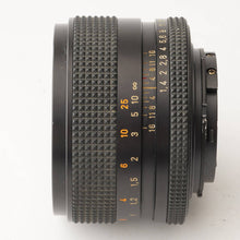 Load image into Gallery viewer, Contax Carl Zeiss Planar 50mm f/1.4 T* AEJ C/Y Mount
