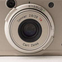 Load image into Gallery viewer, Contax T ix / Carl  Zeiss Sonnar T* 28mm f/2.8 APS Film Camera
