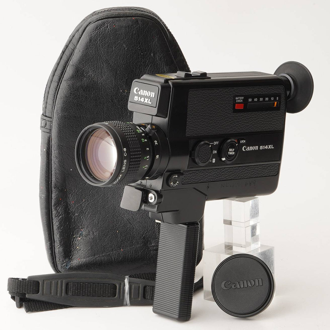 Canon 514XL Super8 Movie Camera C-8 9-45mm f/1.4 Macro 8mm
