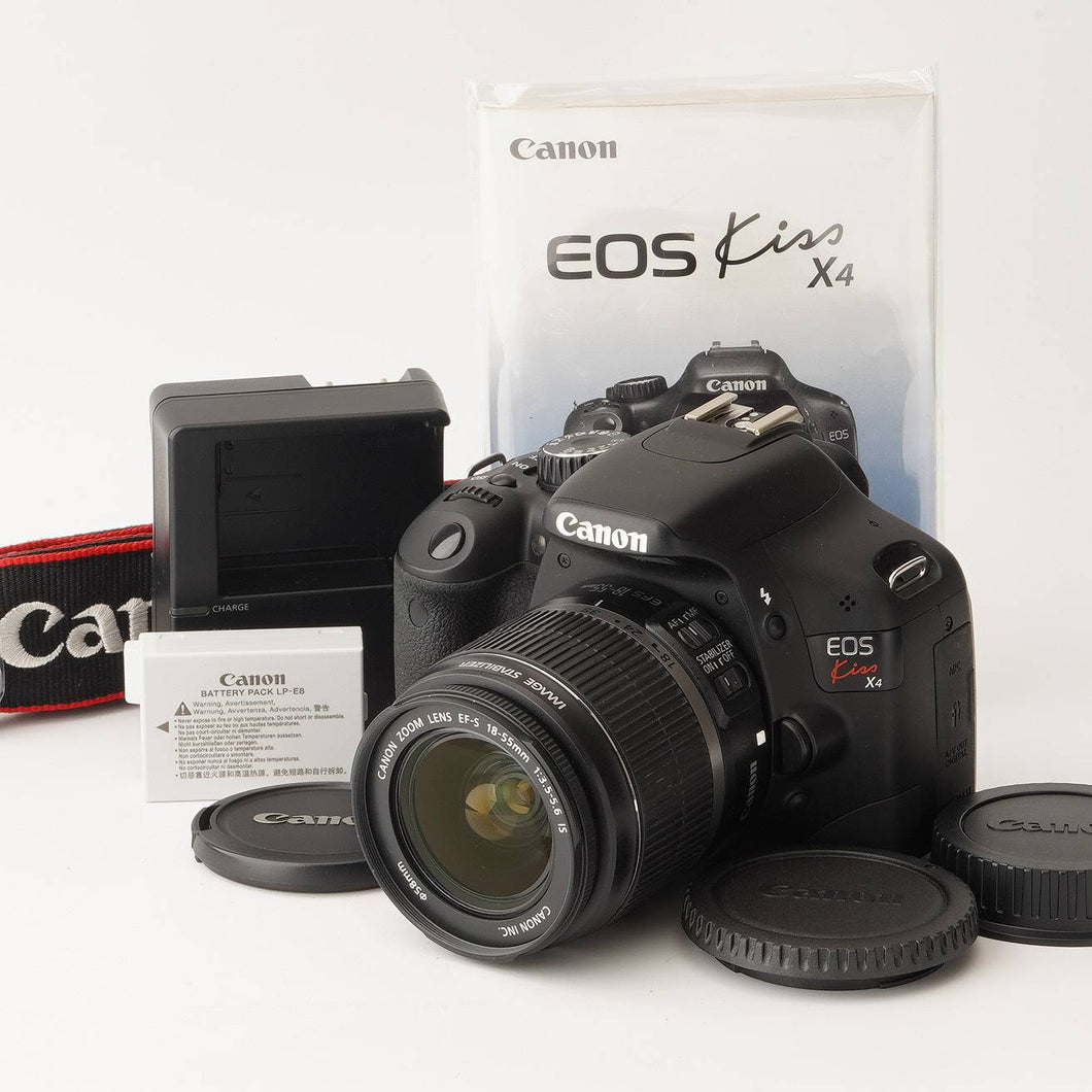 Kiss EOS X4 Canon EF-S IS 18-55mm デジタル一眼レフカメラ キヤノン