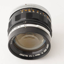 画像をギャラリービューアに読み込む, キヤノン Canon FL 58mm F1.2 FD マウント
