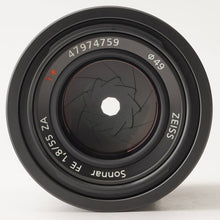 Load image into Gallery viewer, Sony Sonnar T* FE 55mm f/1.8 ZA
