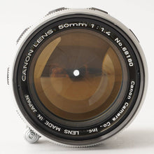 Load image into Gallery viewer, Canon 50mm f/1.4 L39 LTM
