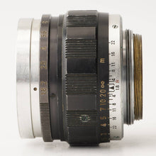 Load image into Gallery viewer, CHIYODA KOGAKU SUPER ROKKOR 5cm 50mm f/1.8 LTM L39
