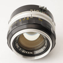 Load image into Gallery viewer, Nippon Kogaku NIKKOR-S Auto 50mm f/1.4 Non Ai
