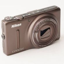 画像をギャラリービューアに読み込む, ニコン Nikon COOLPIX S9500 ブラウン 22x 広角 光学ズーム
