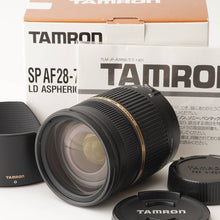 Load image into Gallery viewer, Tamron SP AF28-75mm f/2.8 XR Di  LD Aspherical [IF] MACRO A09 For Nikon
