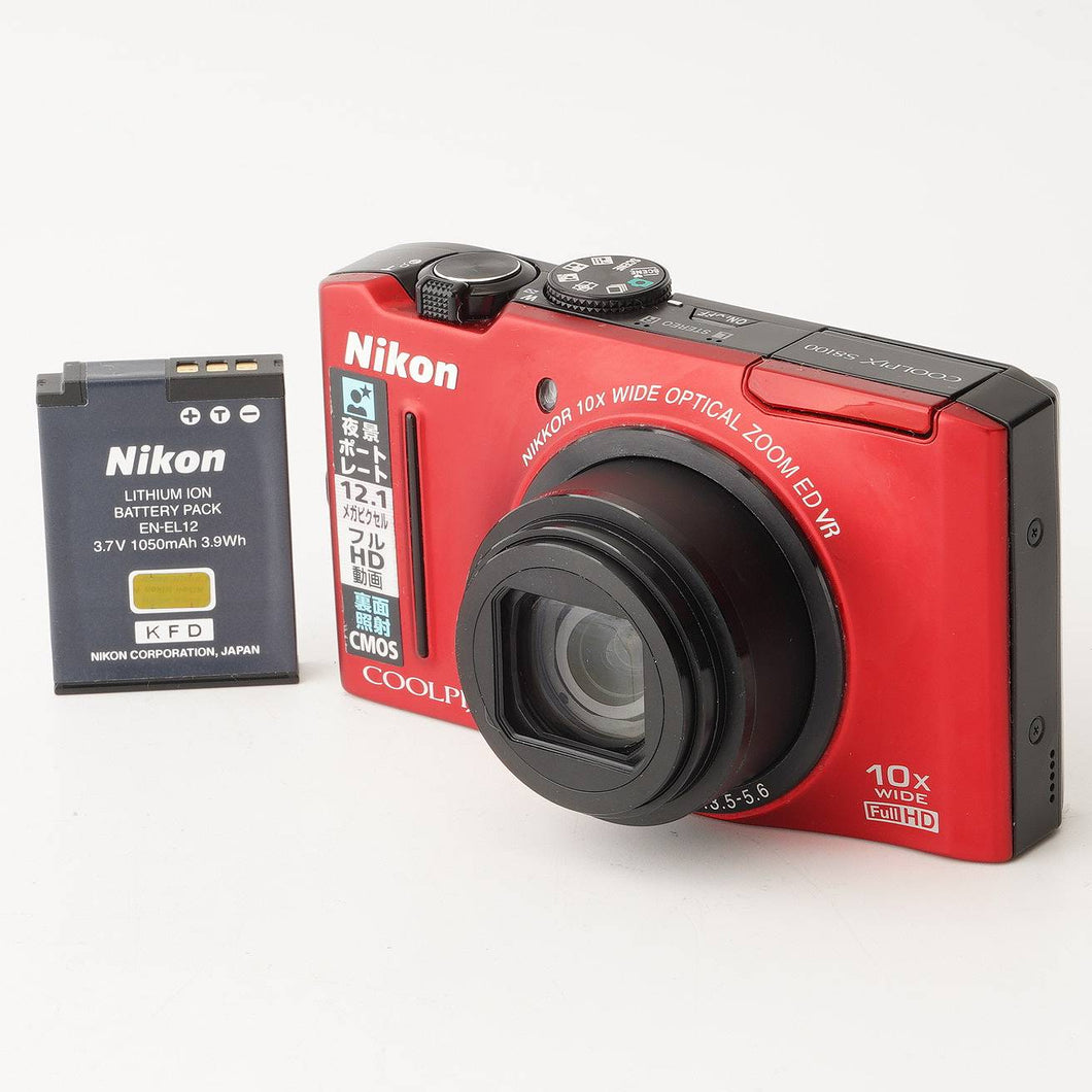 Nikon COOLPIX S8100 レッド デジタルカメラ ニコン スマホ転送OK