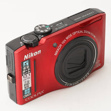 画像をギャラリービューアに読み込む, ニコン Nikon COOLPIX S8100 レッド 10x 広角 光学ズーム
